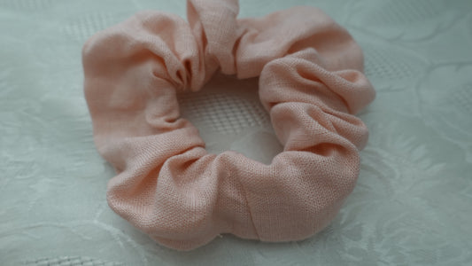 pastel pink scrunx