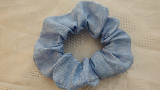 ashy denim scrunx