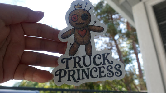 Truck Princess holo sticker